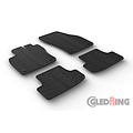 Gledring Rubbermatten passend voor Audi Q2 11/2016- (T profiel 4-delig + montageclips)