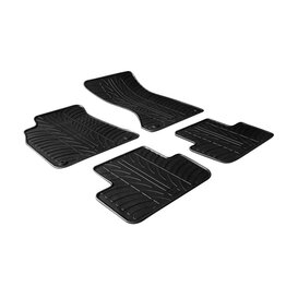 Gledring Rubbermatten Audi A4 2008-2015 & A5 Sportback 2008-2016 (T profiel 4-delig + montageclips)