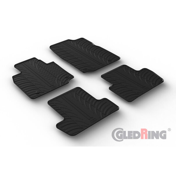 Gledring Gledring Rubbermatten passend voor Mazda MX-30 (DR) 2020- (T profiel 4-delig + montageclips)