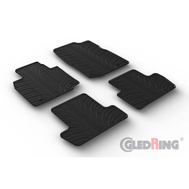 Gledring Rubbermatten passend voor Mazda MX-30 (DR) 2020- (T profiel 4-delig + montageclips)