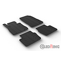 Gledring Rubbermatten passend voor Mazda 2 11/2014- (T profiel 4-delig + montageclips)