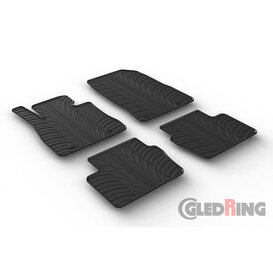 Gledring Rubbermatten Mazda 2 11/2014- (T profiel 4-delig + montageclips)