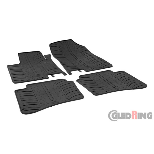 Gledring Rubbermatten passend voor Hyundai i20 II 2014-2020 (T profiel 4-delig)
