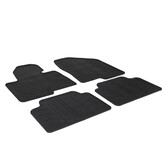 Gledring Rubbermatten passend voor Hyundai Santa Fe III 2012-2018 (T Profil 4- delig + montageclips)