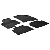 Rubbermatten passend voor Hyundai ix35 / Kia Sportage 5 deurs 2010-2016 (G profiel 4-delig + montageclips)
