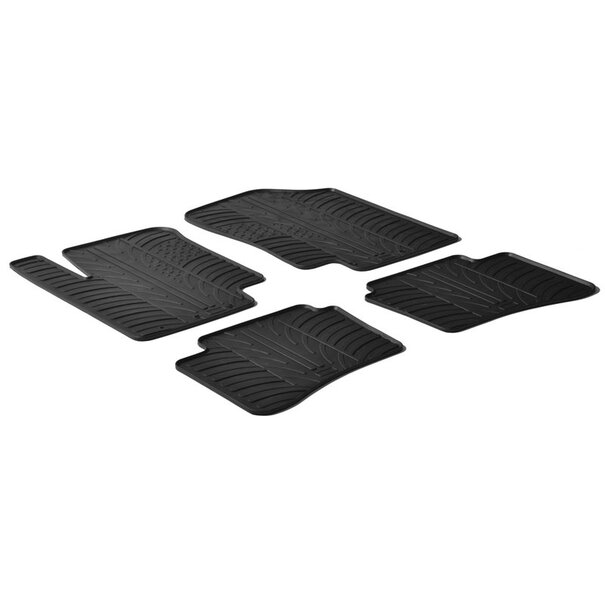 Gledring Rubbermatten passend voor Hyundai i20 2008-2014 (T profiel 4-delig)