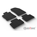 Gledring Gledring Rubbermatten passend voor Peugeot 308 III SW 2021- & Opel Astra L Sports Tourer 2021- excl. MHEV (T profiel 4-delig + montageclips)