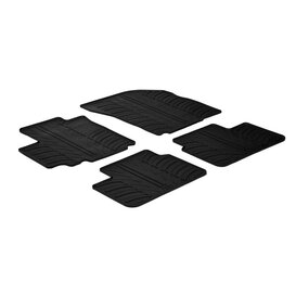 Gledring Rubbermatten Suzuki SX4 2006- & Fiat Sedici 2007- (5 deurs) 4 delig