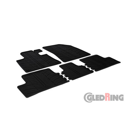 Gledring Rubbermatten passend voor Citroen C4 Picasso 2013- & C4 Spacetourer 2018- (T profiel 5-delig)