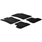 Gledring Rubbermatten Citroen C3 2010-10/2016 (T profiel 4-delig + montageclips)
