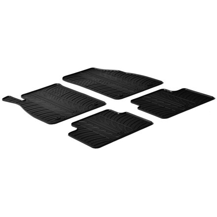 Gledring Rubbermatten Opel Insignia 2008-2013 (T profiel 4-delig + montageclips)