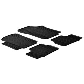 Gledring Rubbermatten Volkswagen Up / Skoda Citigo / Seat Mii 2012- excl. Electric (T profiel 4-delig + montageclips)