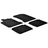 Rubbermatten passend voor Renault Latitude automaat (T profiel 4-delig + montageclips)