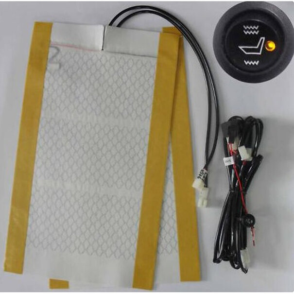 Universele Stoelverwarmingset (Carbon) - voor 1 stoel