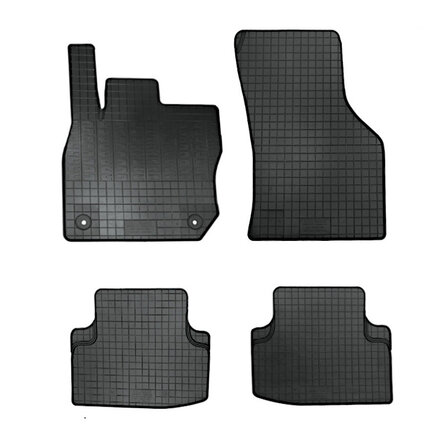 Rubber matten passend voor Seat Leon IV HB 5-deurs 2020- (4-delig + montagesysteem)