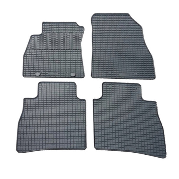 CIKCAR Rubber matten - Nissan Pulsar 2014-  4-delig + montagesysteem