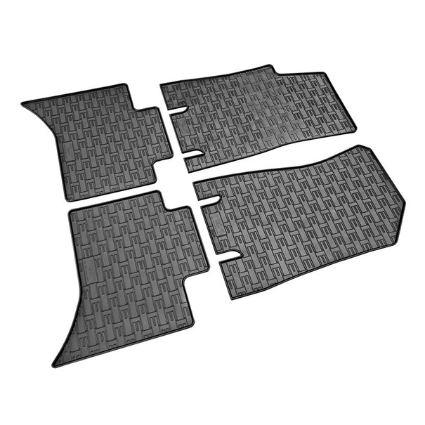 CIKCAR Rubber matten - Maxus ET90 Pickup 2022-  4-delig