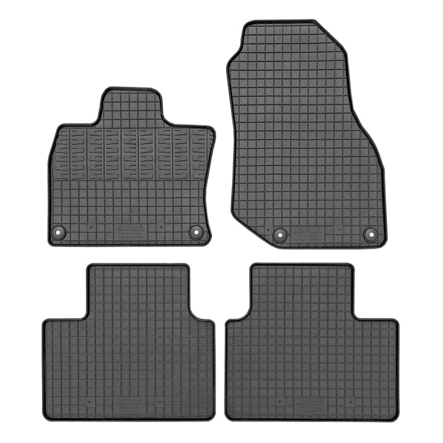 Tapijt Auto Vloermatten voor Lynk & Co 08 2023-2024, All Weather Anti-Slip Waterdichte Voor Achter Rij Bescherming Tapijt Voering,A/Beige