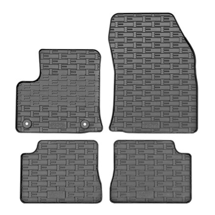 Rubber matten passend voor Jeep Avenger (electric) 2023- & Fiat 600e 2023- (4-delig + montagesysteem)