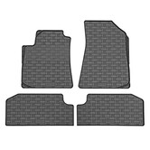 Rubber matten passend voor Hyundai e-Kona II (EV) 2023- (4-delig + montagesysteem)