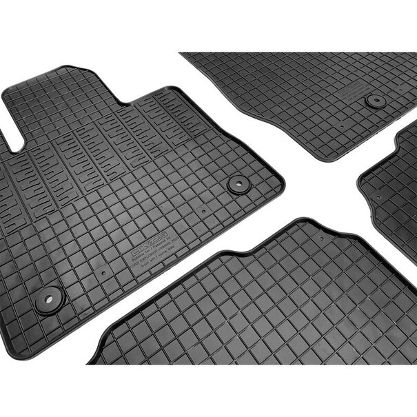 AutoStyle Rubber matten passend voor Ford Explorer VI (U625) Hybrid 2020- (4-delig + montagesysteem)