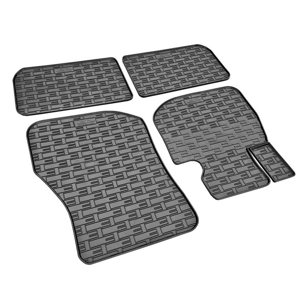 CIKCAR Rubber matten passend voor BMW iX1 (U11) 2022- (4-delig + montagesysteem)