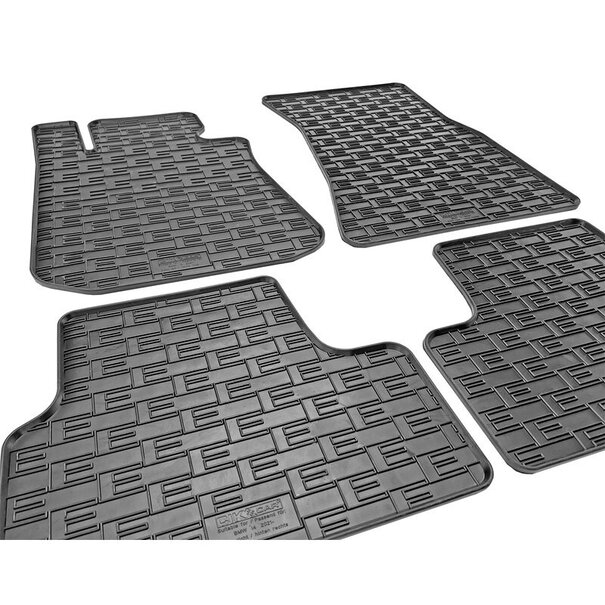 AutoStyle Rubber matten passend voor BMW i4 (G26) 2021- (4-delig + montagesysteem)