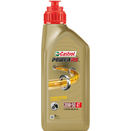 Castrol Motorolie Power RS 4T (4-takt) 20W-50 1-liter