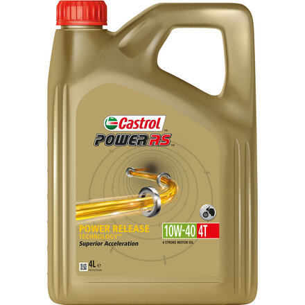 Castrol Motorolie Power RS 4T (4-takt) 10W-40 4-liter