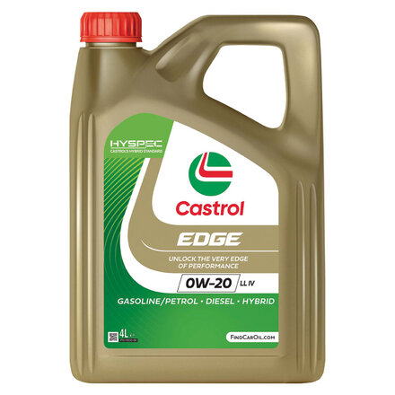 Castrol Motorolie Edge 0W-20 LL IV 4-liter