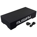 Musway Musway MF210A - Actief subwoofersysteem - Downfire -  25 cm  subwoofer en passief membraan