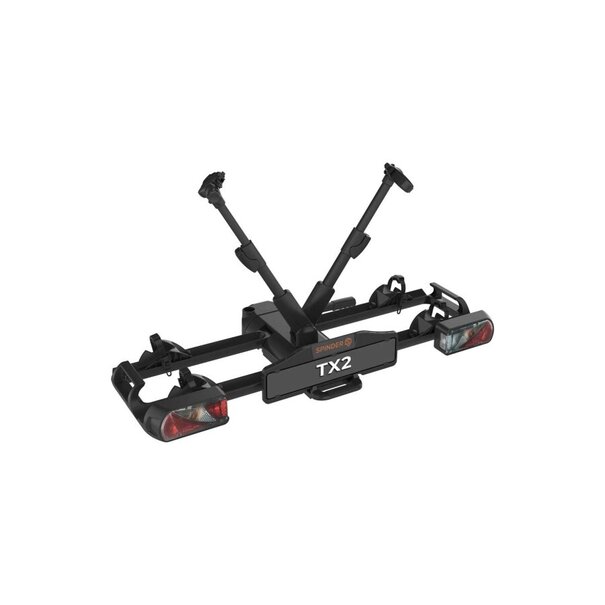 Spinder Spinder TX2 fietsendrager 2026 Incl. Oprijgoot  - 2 fietsen - Kantelbaar - 17 kg
