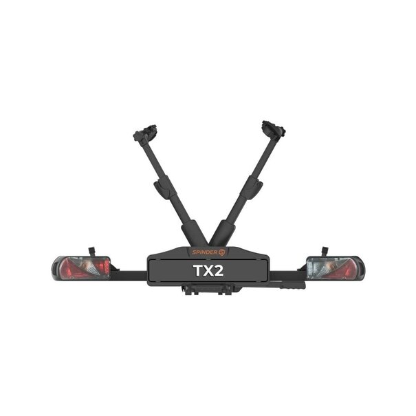 Spinder Spinder TX2 fietsendrager 2026 Incl. Oprijgoot  - 2 fietsen - Kantelbaar - 17 kg