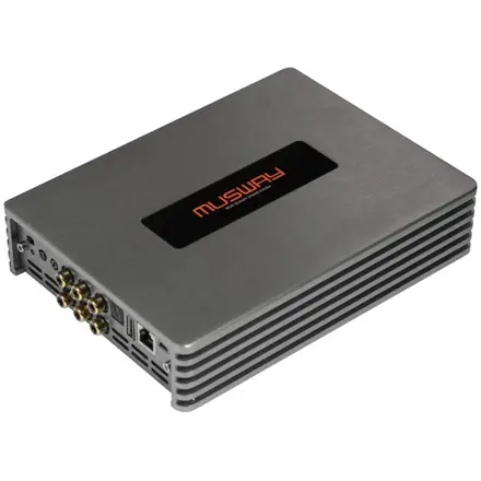 Musway M4+V3EVO - 4 Kanaals autoversterker -  Met 8 kanaals processor