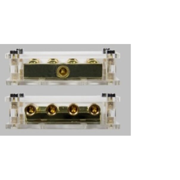 ESX ESX DFD3/4G (set) - 2-Delige set Maxi-ANL zekeringhouder en massa verdeler