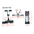 Spinder Spinder SX2 fietsendrager trekhaak - E-bikes - Kantelbaar - Max. 60 kg - 2025 Model
