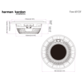 Harman/Kardon Harman/Kardon Flow 601CFS - Composet - 16,5cm / 6.5" - 2 x 120 Watt RMS