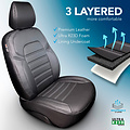 otoM otoM New York Design Kunstleder Stoelhoezenset 1+1 passend voor Ford Transit Custom 2023-
