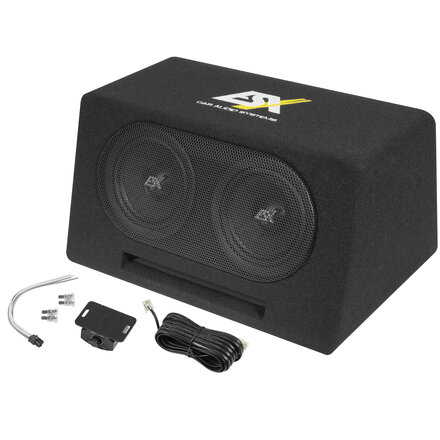 ESX DBX-206A - 2 x 16,5 cm -  Actief Dual Subwoofer Systeem