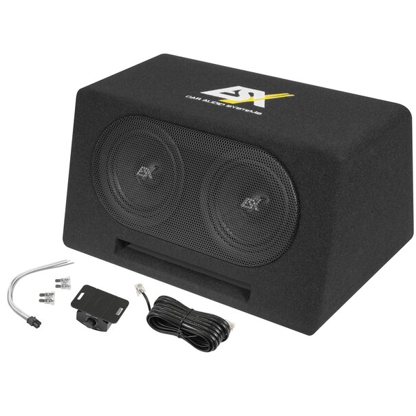 ESX ESX DBX-206A - 2 x 16,5 cm -  Actief Dual Subwoofer Systeem