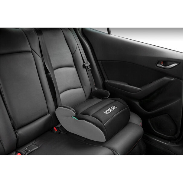 Sparco Sparco zitverhoger F100KI Zwart/Grijs i-Size 125-150cm (ECE-R129/03)