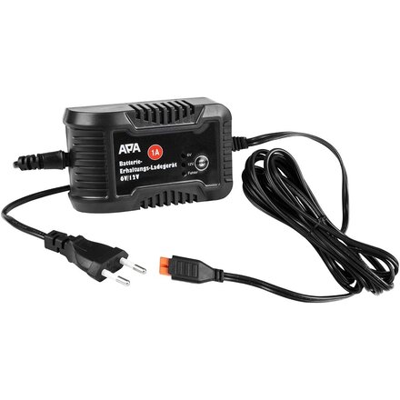 APA Batterij Druppellader - 6V/12V, 1A, Compact - Auto + Motor