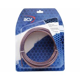 ACV Luidsprekerkabel - 2 x 2,50 mm - transparant blauw - 10m
