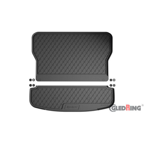 Gledring Gledring Rubbasol (Rubber) Kofferbakmat Forthing U-Tour 2023- (7-personen) excl. Hybrid