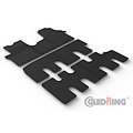 Gledring Gledring Rubbermatten Fiat Talento 2016- / Renault Trafic 2014-2019 / Opel Vivaro 2014-2019 / Nissan NV300 2016- (Bus) (3de zitrij) (G profiel 2-delig + montageclips)
