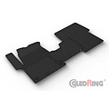 Gledring Gledring Rubbermatten Citroën Spacetourer 2016- / Fiat Scudo 2022- / Opel Zafira Life 2019- / Peugeot Traveller 2016- / Toyota Proace Verso 2016- (1ste zitrij) (G profiel 3-delig + montageclips)