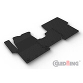 Gledring Rubbermatten passend voor Citroën Spacetourer 2016- / Fiat Scudo 2022- / Opel Zafira Life 2019- / Peugeot Traveller 2016- / Toyota Proace Verso 2016- (1ste zitrij) (G profiel 3-delig + montageclips)