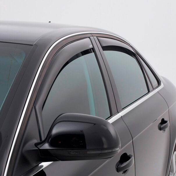 ClimAir ClimAir Zijwindschermen Dark passend voor Audi A6 (C8) Sedan/Avant/Allroad 2018-