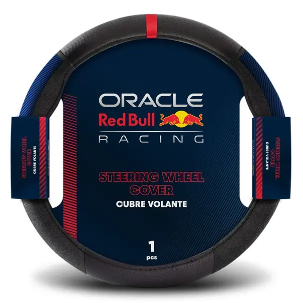 Red Bull Racing Red Bull Oracle Universele stuurwielhoes - Type 02 - Zwart / Rood / Blauw