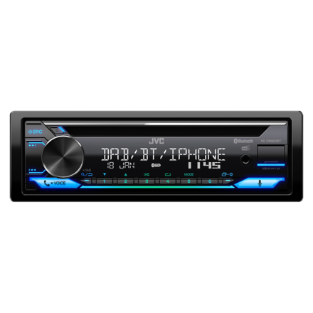 JVC KD-DB922BT - Autoradio - CD speler - Variabele toetsverlichting  -  AUX,  USB,  BT,  DAB+